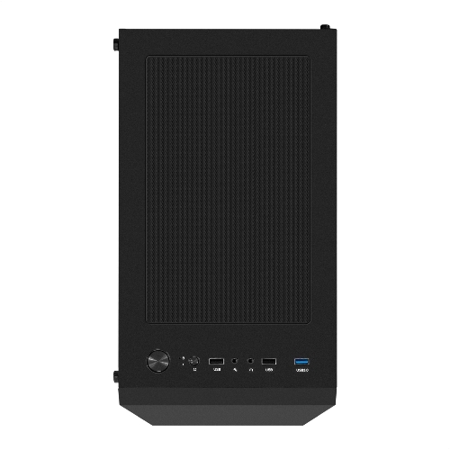 Компьютерный корпус Miditower ExeGate EVO-8227-NPX700 (ATX, БП 700NPX с вент. 12см, 2*USB+1*USB 3.0+HD Audio, черный, 3 вент. RGb, закаленное стекло)