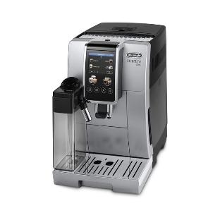 Кофемашина автоматическая DeLonghi Dinamica Plus ECAM380.85.SB серебристый/черный, исп. кофе - зерновой/молотый, 1.8 л, 1450 Вт, 15 Бар.