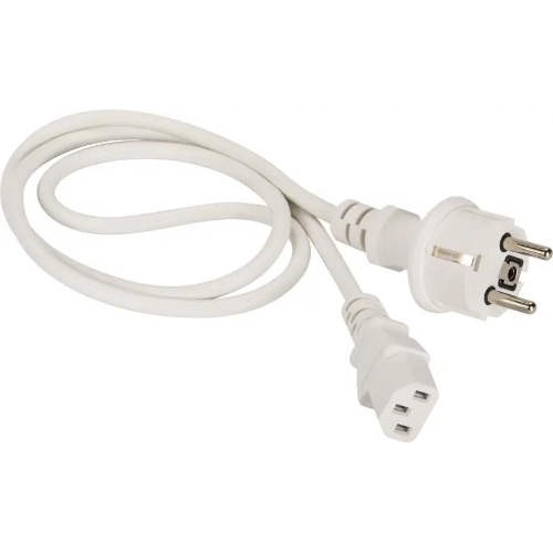 Шнур питания Lanmaster LAN-PP13/SH-1.5-WH C13-Schuko проводник.:3x0.75мм2 1.5м 220В 10А белый