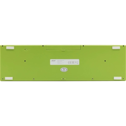Комплект клавиатура + мышь Acer OCC205 беспроводной USB, 1200 dpi, зеленый/желтый