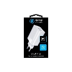 Сетевое зарядное устройство Qumo Energy PD 35W (Charger 0074), два порта: Type-C PD + Type-C PD, белый