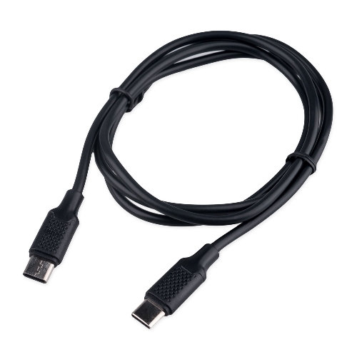 Кабель USB2.0 Cablexpert CC-USB2-CMCM-60-1M, Type-C/Type-C, 3A, 60Вт, PD/QC3.0, медь, 1м, черный, пакет