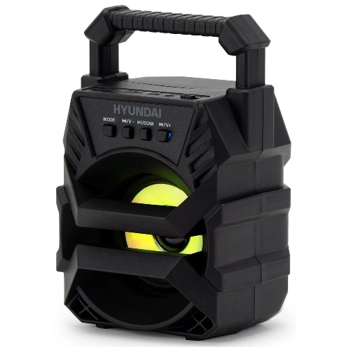 Колонка портативная Hyundai H-PS1000 черный 9 Вт 1.0 BT/USB 10м 500mAh