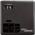 Проектор Optoma ML750e (DLP, LED, WXGA 1280x800, 700Lm, 15000:1, HDMI, USB, MHL, MicroSD, 1x1W speaker, 3D Ready, led 20000hrs, черный, 0.38kg)
