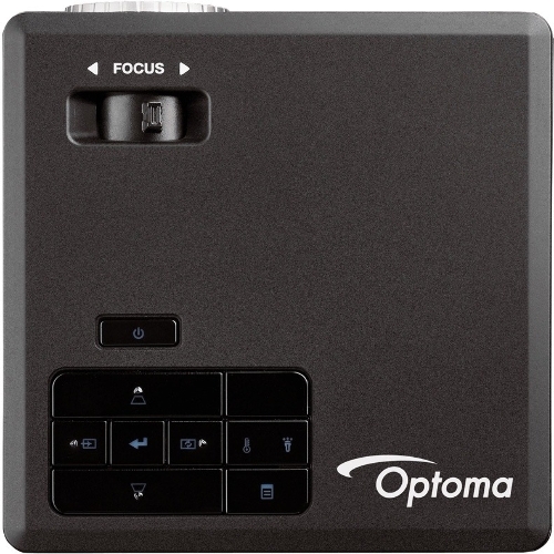 Проектор Optoma ML750e (DLP, LED, WXGA 1280x800, 700Lm, 15000:1, HDMI, USB, MHL, MicroSD, 1x1W speaker, 3D Ready, led 20000hrs, черный, 0.38kg)