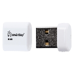 Флешка USB Smartbuy Lara white (SB8GBLara-W), 8Gb, USB 2.0, R/W 15/5, белый