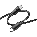 Кабель Hoco X96 Hyper TYPE-C TO TYPE-C USB Type-C (m)-USB Type-C (m) 1м черный коробка