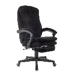 Кресло Бюрократ T-9950MSG-F/BLACK-PU черный, экокожа