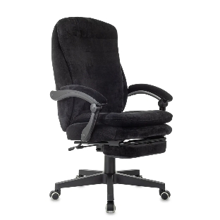 Кресло Бюрократ T-9950MSG-F/BLACK-PU черный, экокожа