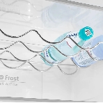 Холодильник Maunfeld MFF200NFBE черный, двухкамерный 271/106л морозилка снизу, No Frost