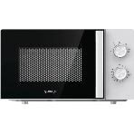 Микроволновая печь Gorenje MO17E1WH белый, 17 л, 700 Вт, переключатели - поворотный механизм