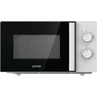 Микроволновая печь Gorenje MO17E1WH белый, 17 л, 700 Вт, переключатели - поворотный механизм