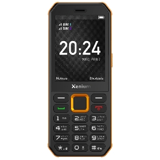 Мобильный телефон Xenium X300 черный/оранжевый