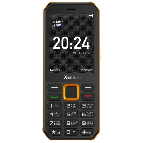 Мобильный телефон Xenium X300 черный/оранжевый