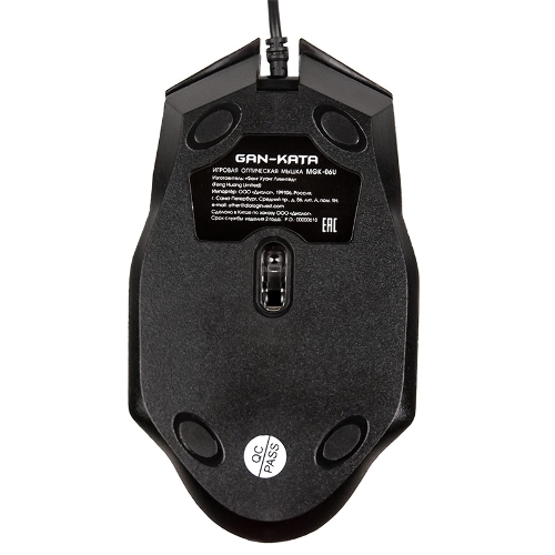 Мышь проводная Dialog Gan-Kata MGK-06U черный, 1600 dpi, USB, кнопки - 4
