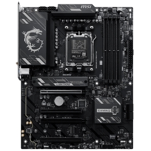Материнская плата MSI B850 GAMING PRO WIFI6E B850, AM5, 4хDDR5, 4хPCIEx16, 2хM.2, 2хTypeC, 3хUSB3.2Gen2, 6хUSB3.2Gen1, 4хUSB2.0, 4хSATA3.0, 2.5G, DP, HDMI, ATX, RTL