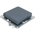 Механизм розетки 1-м СП AtlasDesign 16А IP20 с заземл. защ. шторки с крышкой грифель