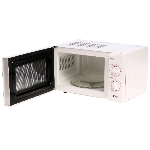 Микроволновая печь Mystery MMW-2013 белый, 20 л, 800 Вт, переключатели - поворотный механизм