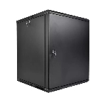 Шкаф телекоммуникационный настенный разборный ЦМО ЭКОНОМ 15U (600 520) дверь металл, черный