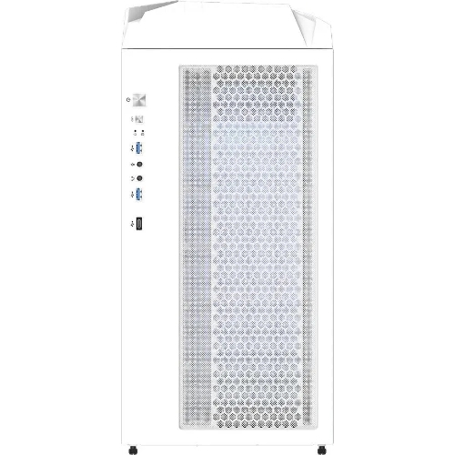 Компьютерный корпус Gigabyte C301GW белый без БП ATX 4x120мм 4x140мм 2xUSB 3.0 audio bott PSU