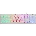 Клавиатура Oklick 550ML проводная, USB Type-A, белый
