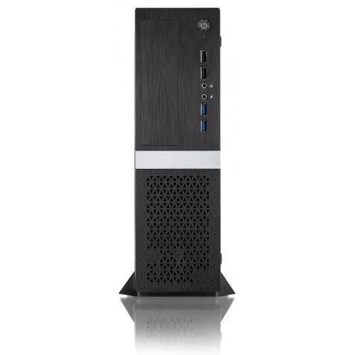 Компьютерный корпус Foxline FL-211-TFX300S с блоком питания 300Вт, mATX case, black, w/PSU TFX 300W, w/2xUSB2.0+2xUSB3.0, w/pwr cord, w/8cm FAN