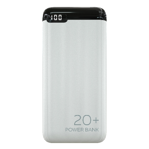 Портативный аккумулятор More choice (4620202550514) PB19-20 2USB 2.1A - 20000mAh белый