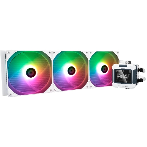Водяное охлаждение для процессора Thermalright Frozen Warframe 420 ARGB (420мм, LED, White, ARGB/Fans: 3x140мм, 88.7CFM, 29.8dBA, 1750RPM/Pump height 60мм, 23dBA, 3000RPM, Rad thickness 27мм/S: 1851, 1700, 1200, 115X, 2011, 2066, AM5, AM4)