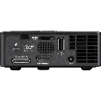 Проектор Optoma ML750e (DLP, LED, WXGA 1280x800, 700Lm, 15000:1, HDMI, USB, MHL, MicroSD, 1x1W speaker, 3D Ready, led 20000hrs, черный, 0.38kg)