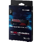 Накопитель SSD Samsung 990 PRO, 1000Gb, PCIe 4.0 x4, M.2 2280, NVMe, R/W 7450/6900, с радиатором