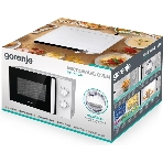 Микроволновая печь Gorenje MO17E1WH белый, 17 л, 700 Вт, переключатели - поворотный механизм