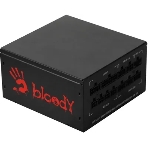 Блок питания Bloody BD-PS1000G, 1000Вт, 80 PLUS Gold, 140мм, модульный, черный