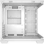 Компьютерный корпус Bloody CC-121 белый без БП mATX 7x120мм 1xUSB2.0 1xUSB3.0 audio