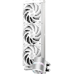 Система охлаждения Water Cooling System PCCooler DE360 Pro WH (300W, 360мм, White, ARGB Pump, Fans: 3x120мм, 86.73CFM, 32dBA, 2200RPM/Pump height 57мм, 28dBA, 3200RPM, Rad thickness 27мм/S: 1851, 1700, 1200, 115X, AM5, AM4, AM3)