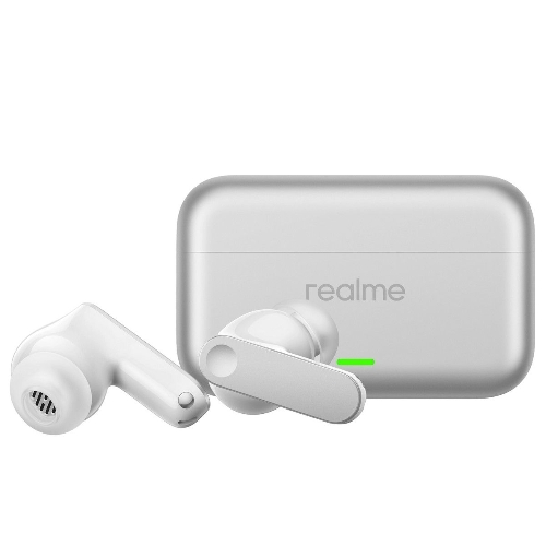 Наушники TWS Realme Buds T500 Pro серебристый, внутриканальные, Bluetooth, активное шумоподавление, до 56