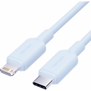 Кабель Vention USB 2.0 CM/Lightning 8M для iPad/iPhone 3A - 1м. Голубой