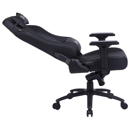 Кресло Cactus CS-CHR-0112BL черный, экокожа, подголовник