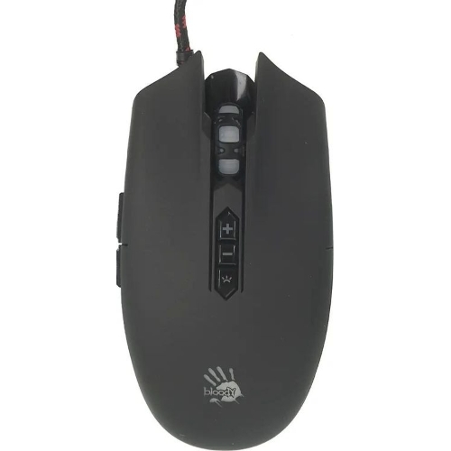 Мышь проводная A4Tech Bloody Q80 черный, 3200 dpi, USB, кнопки - 8