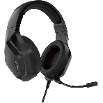 Гарнитура Oklick HS-L600G чёрный, проводная, USB, подсветка