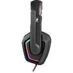 Гарнитура Defender Quake LED чёрный, проводная, подсветка