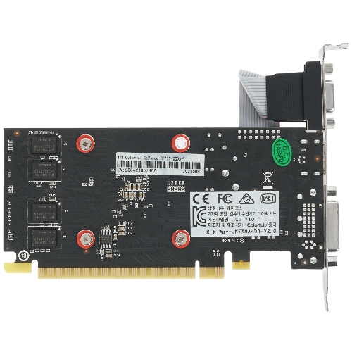 Видеокарта Colorful GT710-2GD3-V GDDR3 64bit VGA DVI HDMI 1FAN RTL