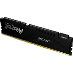 Оперативная память Kingston Fury Beast Black, DDR5, 32GB (1x32GB), 5600 MHz, CL36, с радиатором, чёрный