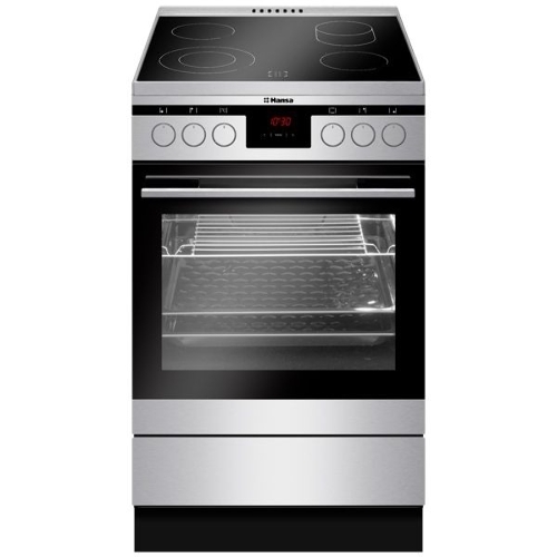 Плита электрическая Hansa FCCX58225 серебристый, конфорок 4 шт, духовка 65 л, 50 см x 85 см x 60 см
