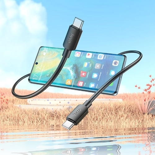 Кабель Hoco X96 Hyper TYPE-C TO TYPE-C USB Type-C (m)-USB Type-C (m) 1м черный коробка