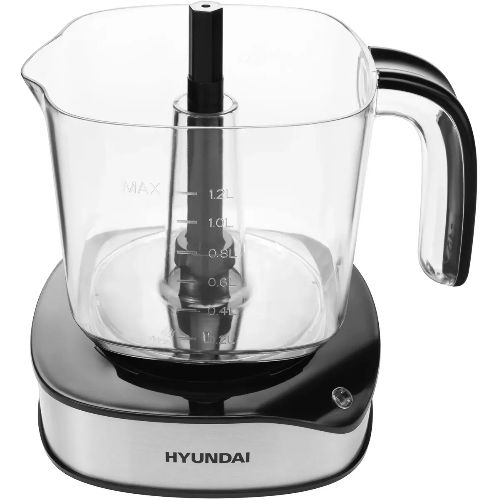 Соковыжималка Hyundai HY-JC4123 стальной/чёрный, цитрусовая, 30 Вт, 1200 мл, механическое