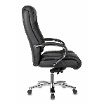 Кресло Бюрократ T-9925SL/BLACK черный, кожа