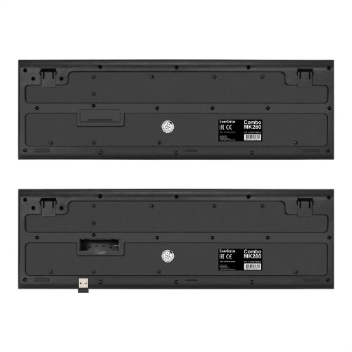 Комплект клавиатура+мышь ExeGate Professional Standard Combo MK200 беспроводной, USB, 1200 DPI, чёрный