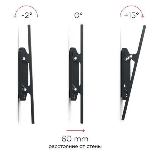 Кронштейн для телевизора Holder LCD-T8602-B черный 55