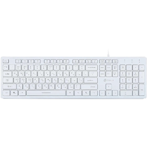 Клавиатура Oklick 550ML проводная, USB Type-A, белый