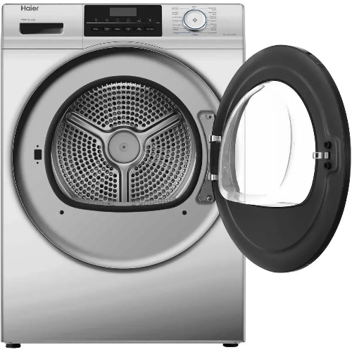 Сушильная машина Haier HD90-A2929BS серый, 9 кг, сушка - конденсационная, программ - 15, 59.5 x 84.5 x 60 см